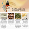 Picture of NEW Fermented Rice Water for Hair Growth - Infused with Rosemary, Biotin, Caffeine, Keratin Vegan Non-Greasy Spray Naturally Thicker, Longer, Softer Men & Women (4 fl oz)