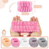 Picture of Crosize Women's Wrist Towels for Washing Face, 10PCS Microfiber Wrist Spa Wash Towel Bands, Absorbent Wristbands For Girls, Fast Drying, Prevent Water from Spilling Down Your Arms