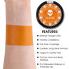 Picture of UCANBE Orange Face Body Paint Makeup Foundation, Professional Blendable Cream Greasepaint, Face Painting Kit for Adults Children Halloween Party, SFX Scary Pumpkin Face Makeup, Costume & Cosplay