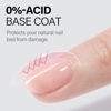 Picture of AILLSA Base and Top Coat Gel Nail Polish Top Coat and Base Coat Gel Polish Soak Off Long Lasting Clear Base Gel High Gloss Shine No Wipe Top Coat for DIY Nail Art at Home 0.51 Fl Oz