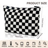 Picture of Wudimeitt Cosmetic bag Makeup bag Preppy Cute Corduroy Toiletry bag for women travel essentials (Plaid black)