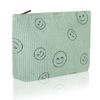 Picture of Wudimeitt Cosmetic bag Makeup bag Preppy Cute Corduroy Toiletry bag for women travel essentials (greengreen)
