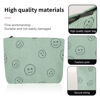Picture of Wudimeitt Cosmetic bag Makeup bag Preppy Cute Corduroy Toiletry bag for women travel essentials (greengreen)