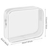 Picture of Lermende 2pcs Clear Toiletry Bag TSA Approved Travel Carry On Airport Airline Compliant Bag Quart Sized 3-1-1 Kit Luggage Pouch (No-S-Clear)