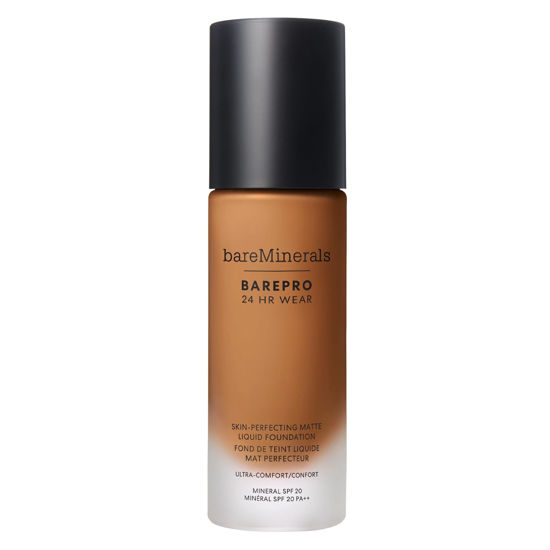 Picture of bareminerals Barepro 24HR Wear Matte Liquid Foundation Mineral SPF 20, Full Coverage Foundation Makeup for Mature Skin, Oil-Free, Vegan