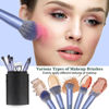 Picture of Makeup Brush Set, 17PCs Makeup Brushes with Foundation Eyebrow Blending Concealer Blush Eyeshadow Contour Lash Powder Brush, Make Up Brushes Kit with Organizer Travel Case (Medium, Blue)