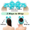 Picture of Shintop Sweet Super Soft Caroset Polka Dots Wash Cosmetic Headband Hairlace (Dark Blue Polka Dots)