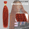 Picture of Ginger Braiding Hair 1 Bundle 50g 16 Inch Deep Water Wave Bulk Human Hair for Braiding No Weft 10A Brazilian Virgin Curly Human Hair Extensions for Boho Braids Wet and Wavy Human Braiding Hair