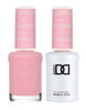 Picture of DND Gel Polish Set, Pink Collection, UV/LED Gel Polish and Air Dry Nail Lacquer, Matching Chip-Free Polish Duo, 807 Cotton Candy, 0.5 Fl Oz