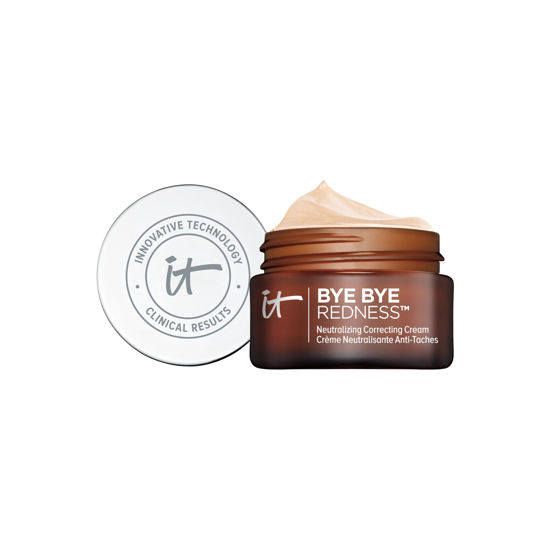 Picture of IT Cosmetics Bye Bye Redness, Transforming Porcelain Beige - Neutralizing Color-Correcting Cream - Reduces Redness - Long-Wearing Coverage - With Hydrolyzed Collagen - 0.37 fl oz