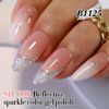 Picture of Double Rhythm 15ML Silver Glitter Gel Polish Color Reflective Sparkle Soak Off Nail Polish Manicure Salon DIY at Home (Silver-B1125)