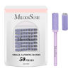 Picture of MelodySusie 50 Pcs Nail Drill Bits Small Sanding Bands with 3.1mm Mandrel Bit, 240 Extreme Fine Grit Nail File for Acrylic Nails Gel Manicures and Pedicure, Purple