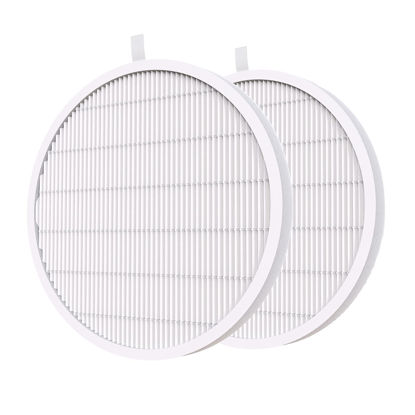 Picture of MelodySusie Nail Dust Collector Replacement Filter 2 Pack, Reusable Dust Filter for MelosySusie Nail Dust Collector Vacuum Fan Dust Collector Extractor Electric Dust Suction Machine