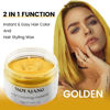 Picture of Gold Temporary Hair Dye Wax Natural Instant Hair Color Wax Pomades 4.23 oz, Hair Styling Clay for Party, Cosplay, Halloween, Christmas