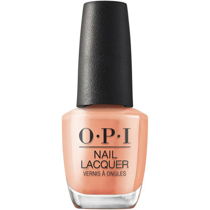 Picture of OPI Nail Lacquer, Warm Crème Opaque Finish Orange Nail Polish, Up to 7 Days of Wear, Chip Resistant & Fast Drying, Spring '24, Your Way Collection, Apricot AF, 0.5 fl oz