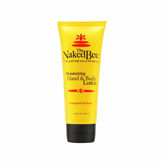 Picture of The Naked Bee Nourishing Body Lotion for All Skin Types (2.25 oz) Moisture Replenishing Lotion for Dry Skin with Pomegranate & Honey
