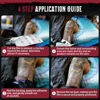 Picture of Hustle Butter Second Skin Tattoo Wrap - 6 Inches x 2.2 Yards - Transparent Adhesive Roll - Easy Application & Removal, Mess-Free Wrap - Breathable & Latex-Free - Small to Medium Tattoo Aftercare