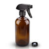 Picture of Wedama Amber Glass Spray Bottles, 16 oz Glass Spray Bottles for Cleaning Solutions and Essential Oils, Refillable Empty Spray Bottle with Adjustable Nozzles for Alcohol, Plant and Hair Care (1 Pack)
