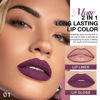 Picture of evpct 1Pcs Dark Purple Plum Lip Stain Paint Matte Lip Liner and Lipstick Set Long Lasting Smudge Proof labiales matte mate larga duracion listip 24 hours a prueba de agua mate 24 horas originales,01#