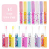 Picture of Expressions 14pc Fruity Flavored Lip Gloss Set - Lip Gloss in Assorted Fruity Flavors, Non Toxic Makeup for Kids & Teens
