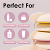 Picture of 5Pcs Pale Pink Makeup Sponge For Foundation Concealer And Powder, Latex free Blender Sponge For Natural And Easy Makeup Soft Long-lasting And Beginner-friendly, Medium