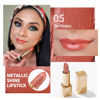 Picture of Oulac Orange Lipstick Set 2PCS - Included Metallic Orange Lipstick and Sheer Orange Liptsick, Vegan Lightweight Hydrating Formula, 05+PG04