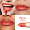 Picture of Oulac Orange Lipstick Set 2PCS - Included Metallic Orange Lipstick and Sheer Orange Liptsick, Vegan Lightweight Hydrating Formula, 05+PG04