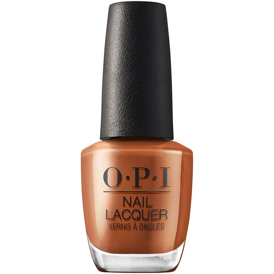 Picture of OPI Nail Lacquer My Italian is a Little Rusty | Opaque Muted Orange Crème Chip Resistant Nail Polish | Muse of Milan Collection