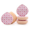 Picture of 5Pcs Cherry Pink Makeup Sponge For Foundation Concealer And Powder, latex free Blender Sponge For Natural And Easy Makeup Soft Long-lasting And Beginner-friendly, Medium