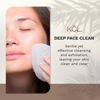 Picture of KOL Face Scrubber, Coconut Infused Exfoliating Facial Cleansing Pads, Disposable Exfoliator Face Sponge for Daily Face Cleaning and Makeup Removal, 6 Count