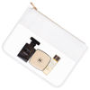 Picture of LETGO Clear Makeup Bag Pouch for Travel with Zipper,Clear Cosmetic Bag for Women Waterproof Snacks Bag Stadium Purse Toiletry Bag Bogg Bag Accessories (0-White)