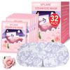 Picture of XPCARE 32 Pack Steam Eye Masks for Dry Eyes, SPA Warm Sleep Eye Mask, Disposable Heated Eye Mask for Dark Circles, Puffy Eyes, Relief Stress Eye Fatigue(Rose)