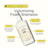 Picture of Pacifica Volumizing Foam Shampoo - Vanilla Oat Milk - Anti-Frizz, Volumizing, Deep Conditioning - Repair & Rejuvenate Clean Beauty Vegan Dermatologist Tested 12 fl oz