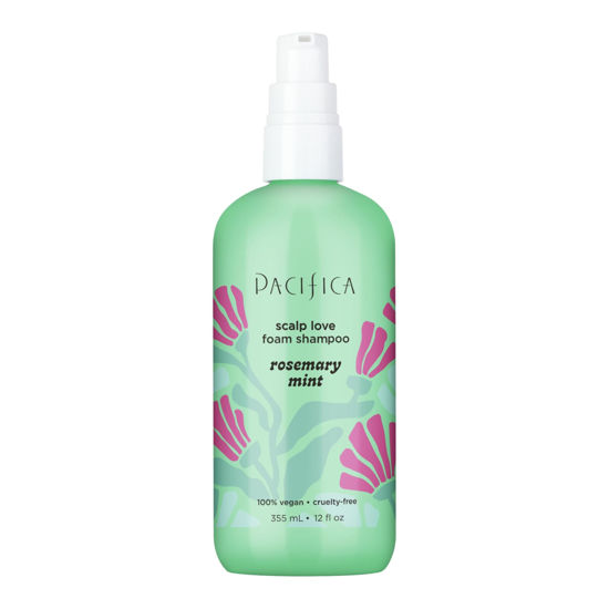 Picture of Pacifica Dandruff Shampoo - Rosemary Mint Scalp Detox - Clarifying for Oily & Dry Hair + Scalp Build-Up Control - Itchy Dry Scalp Treatment - Vegan & Cruelty-Free Dermatologist Tested