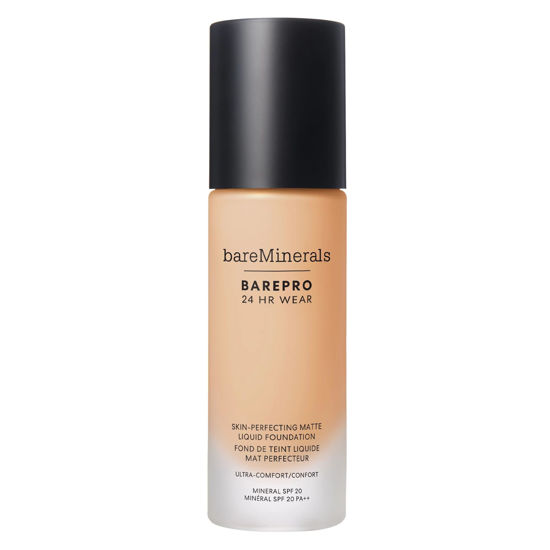 Picture of bareminerals Barepro 24HR Wear Matte Liquid Foundation Mineral SPF 20, Full Coverage Foundation Makeup for Mature Skin, Oil-Free, Vegan