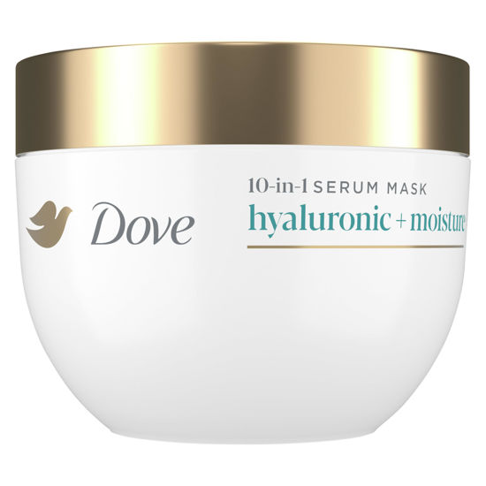Picture of Dove Hair Mask Daily Moisture for Dry Hair with Liquid Bio-Protein Care Technology and Hyaluronic Serum 9.2 Oz