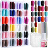 Picture of FANDAMEI Matte Press on Nails Square, 24 Packs 576PCS Press on Nails Medium Square Matte, Lightweight Natural Fake Nails Full Cover, False Nails with Glue, 24 Colors Short Square Press on Nails