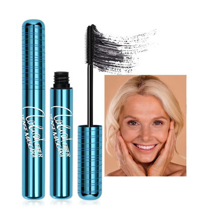 Picture of Mascara for Older Women, Black Mascara for Seniors with Thinning Lashes Waterproof Volumizing Mascara, Hypoallergenic Mascara for Sensitive Eyes (Pack of 1)