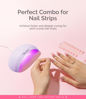 Picture of MelodySusie Portable UV LED Nail Lamp for Semi Cured Gel Nail Strips, Art04 6W Mini UV Light with 2 Timers (45s/60s) for Gel Nails, Stickers and Strips