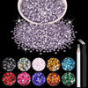 Picture of 5000PCS 2mm Resin Rhinestones in Bulk (Light Purple), Bedazzling Flatback Crystals Rhinestones for Crafting DIY Nail Decoration, Gems Diomand Charms for Tumbler Shoes Clothing Fabric