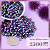 Picture of 2500PCS 5mm Resin Jelly Rhinestones in Bulk (Purplish Black AB), Bedazzling Flatback Crystals Rhinestones for Crafting DIY Nail Decoration, Gems Diomand Charms for Tumbler Shoes Clothing Fabric