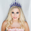 Picture of Kamirola - Queen Crown and Tiaras Princess Crown for Women and Girls Crystal Headbands for Bridal, Princess for Wedding and Party（01） (Silver&Blue)