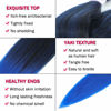 Picture of Alrence Pre Stretched Braiding Hair Long Braid 30 Inch 8 Packs Professional Braiding Hair Extensions Synthetic Crochet Twist Braids (30 Inch, 1B/Blue)