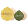 Picture of 4Pack Makeup Sponge For Foundation Concealer And Powder, Latex Free Blender Sponge For Natural And Easy Makeup Soft Long-lasting, Pack for 2X-Large Yellow and 2 Medium Green