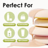 Picture of 4Pack Makeup Sponge For Foundation Concealer And Powder, Latex Free Blender Sponge For Natural And Easy Makeup Soft Long-lasting, Pack for 2X-Large Yellow and 2 Medium Green