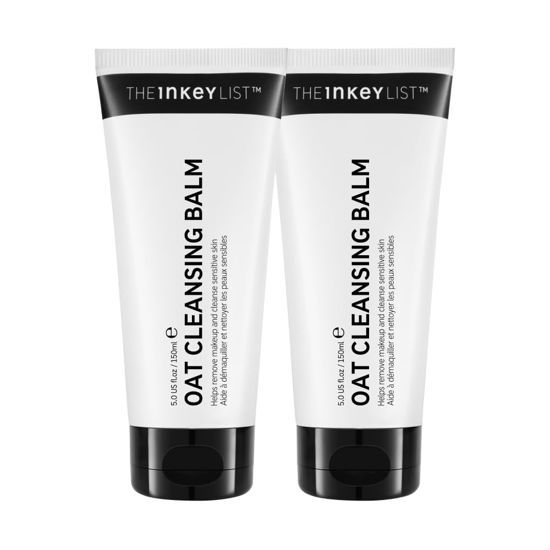 Picture of The INKEY List Oat Cleansing Balm Duo, Rich Balm Removes Makeup and Impurities, Reduces Redness, 5.0 fl oz (2 Pack)