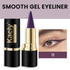 Picture of evpct 1Pcs Dark Purple Gel Eyeliner Pencil Eye Black Face Paint Stick Makeup Set Waterproof Matte Cream Crayon Eyeliner Pencil Set Cat Eye Liners Eyeshadow Guide delineador de ojos contra el agua