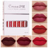 Picture of evpct CmaaDu 6Pcs Liquid Matte Lipstick Lipgloss Set for Women Dark Deep Bright Ruby Blood Brick Plum Mauve Rose Red labiales mate 24 horas originale matte larga duracion 24 Hour Lipstick Long Lasting