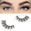 Picture of FARRED Cat Eye Lashes Wispy Fake Eyelashes Short 7 Pairs Natural Strip Lash Fluffy Mink Fox Eye Lashes Pack Small Full pestañas (A18 | 9-15MM)