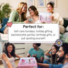 Picture of grace & stella Award Winning Weekend Reset Valentines Day Gifts - Birthday Gifts for Women with Eye Masks, Hyaluronic Acid Serum, Mud Mask & More, Bridesmaid Proposal Gifts - Vegan Skincare, Self Care
